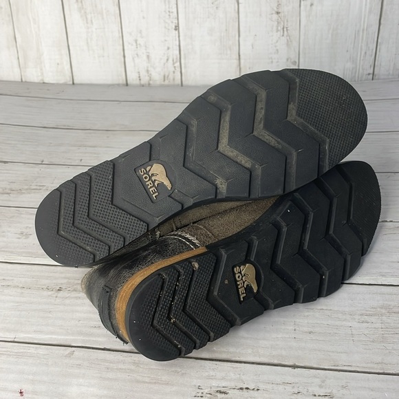 Sorel Major Olive Brown Ankle Booties - Picture 8 of 10